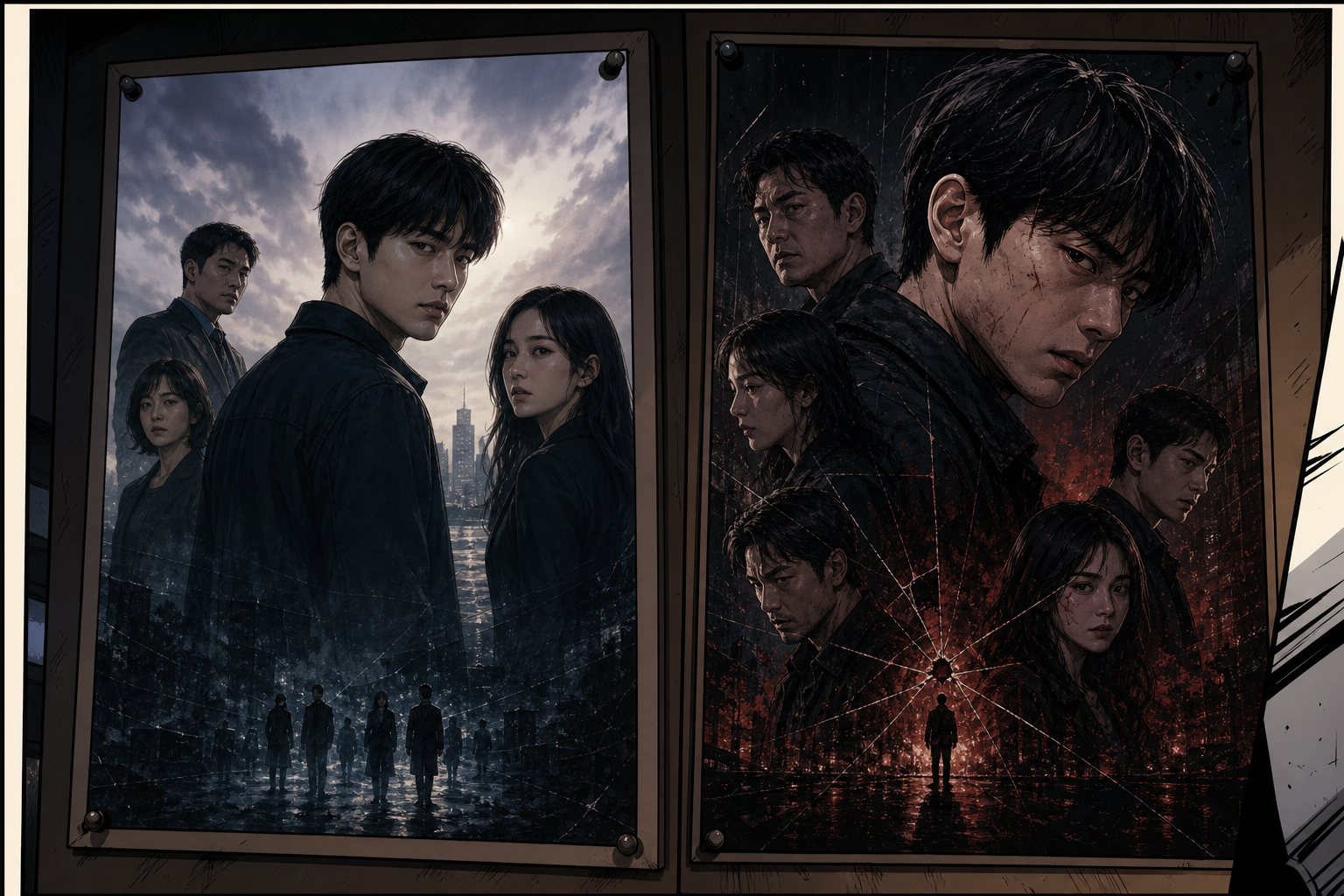Season 1 vs Season 2 poster.