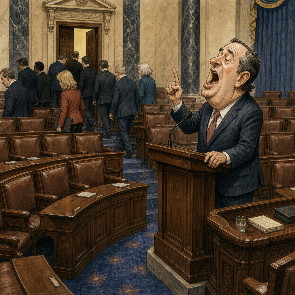 Filibuster and boycott.