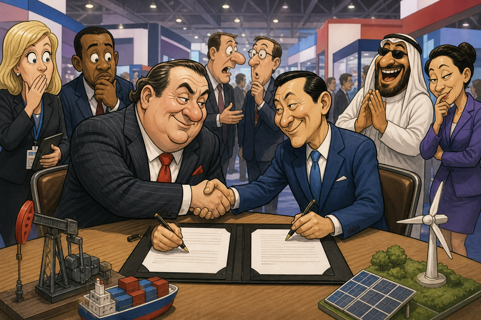 COEX expo and MOU signing.