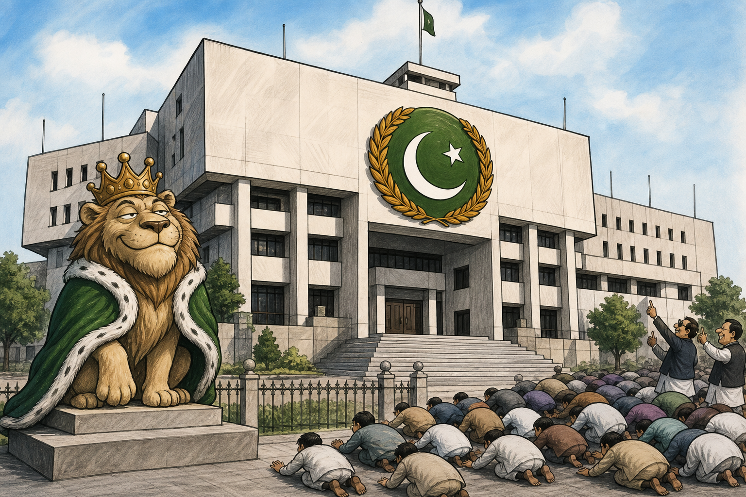 National Assembly and DP logo.