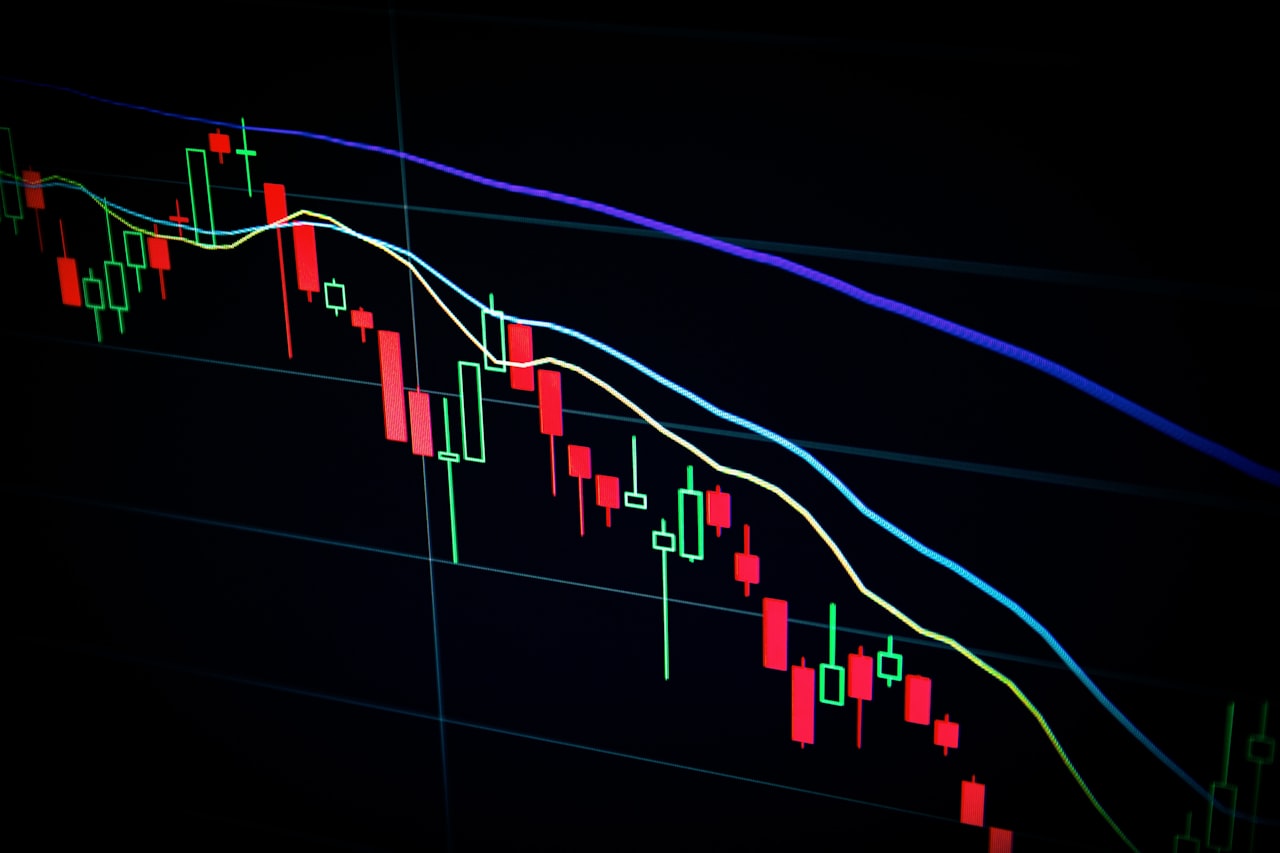 사진(Unsplash): 일본 엔·달러·외환 차트(자료). 163엔.