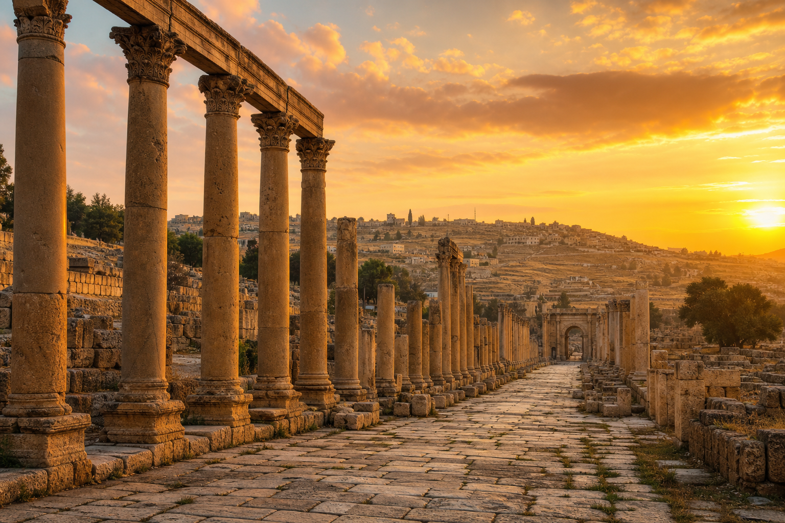 Jerash Roman ruins.