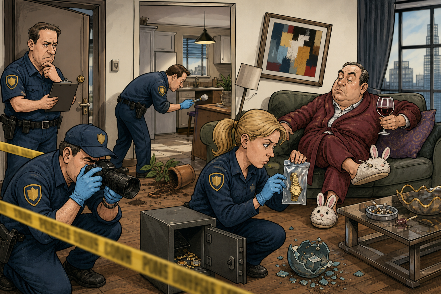 Police investigation.