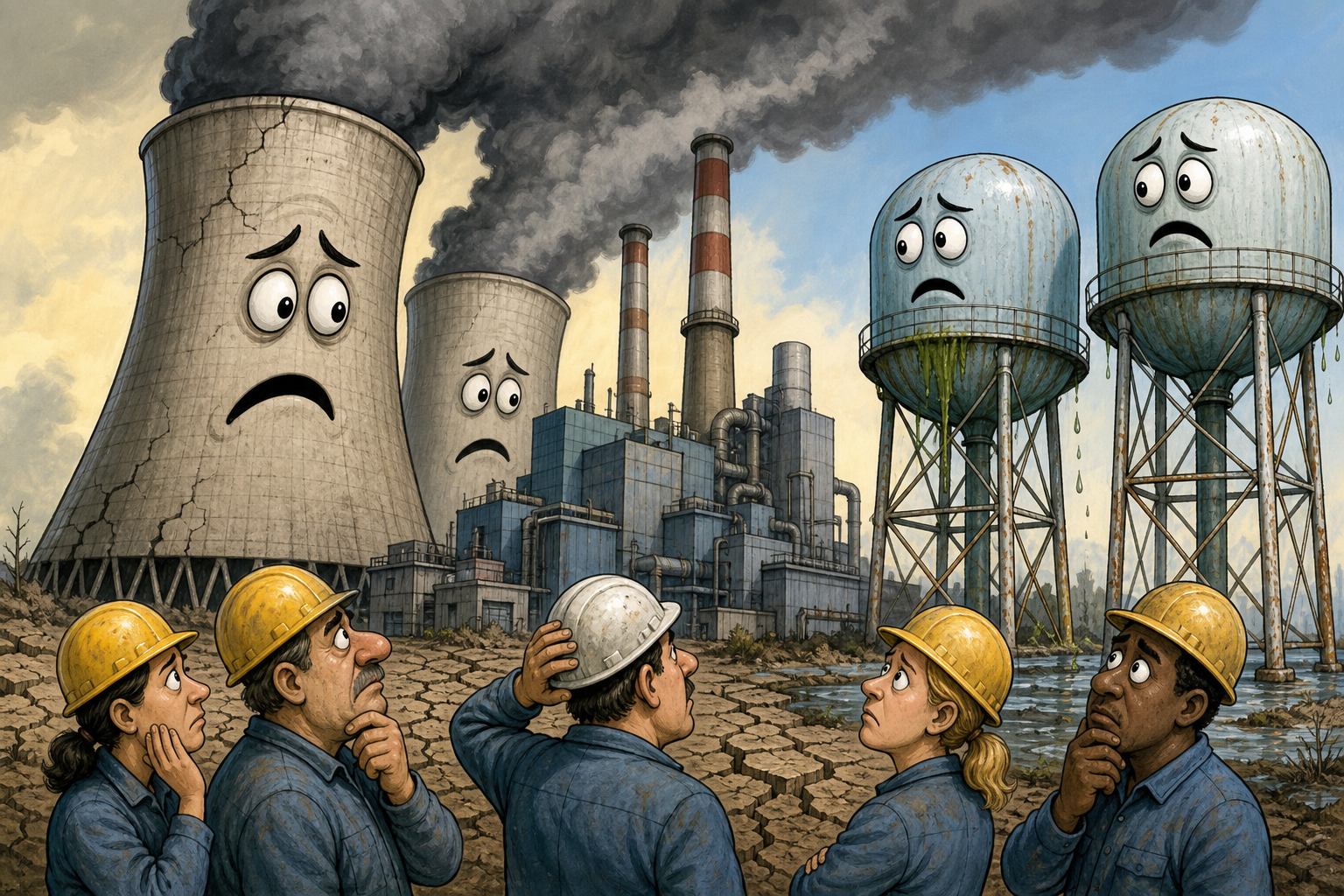 Power and desalination threats.