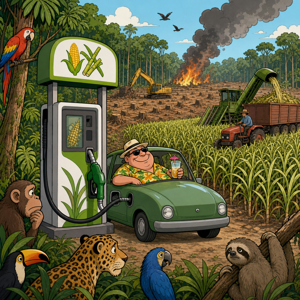 Amazon and ethanol.