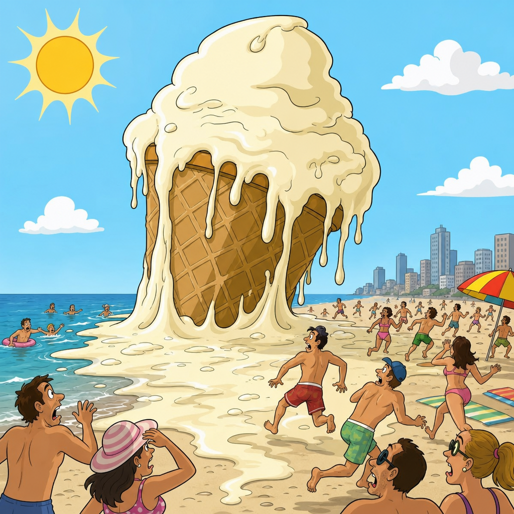 Ice cream concept.