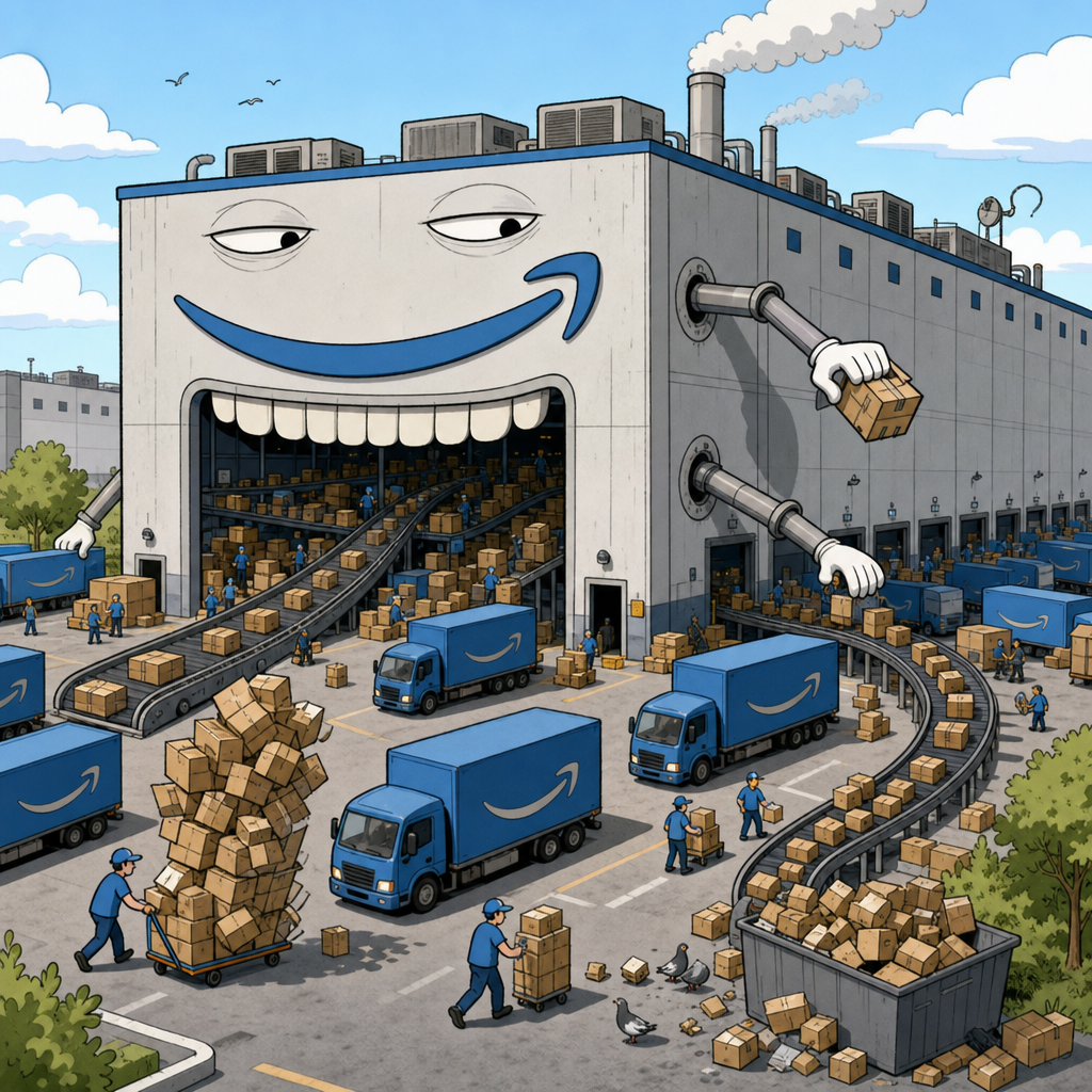 Coupang logistics center exterior.