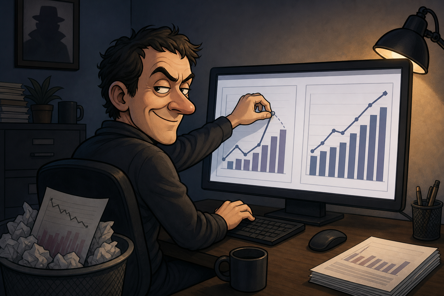 Statistics screen editing.