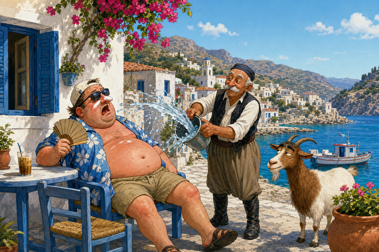 Crete coastal village.