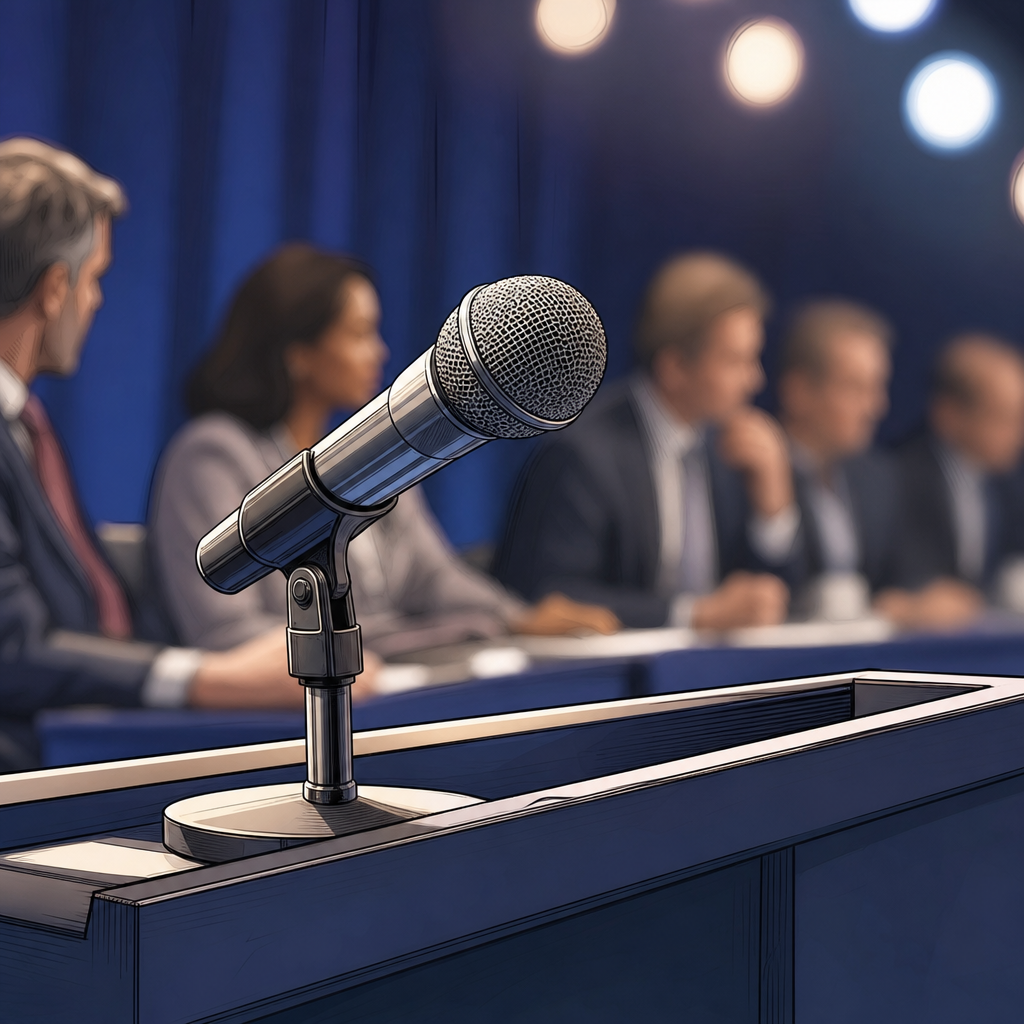 Forum microphone.